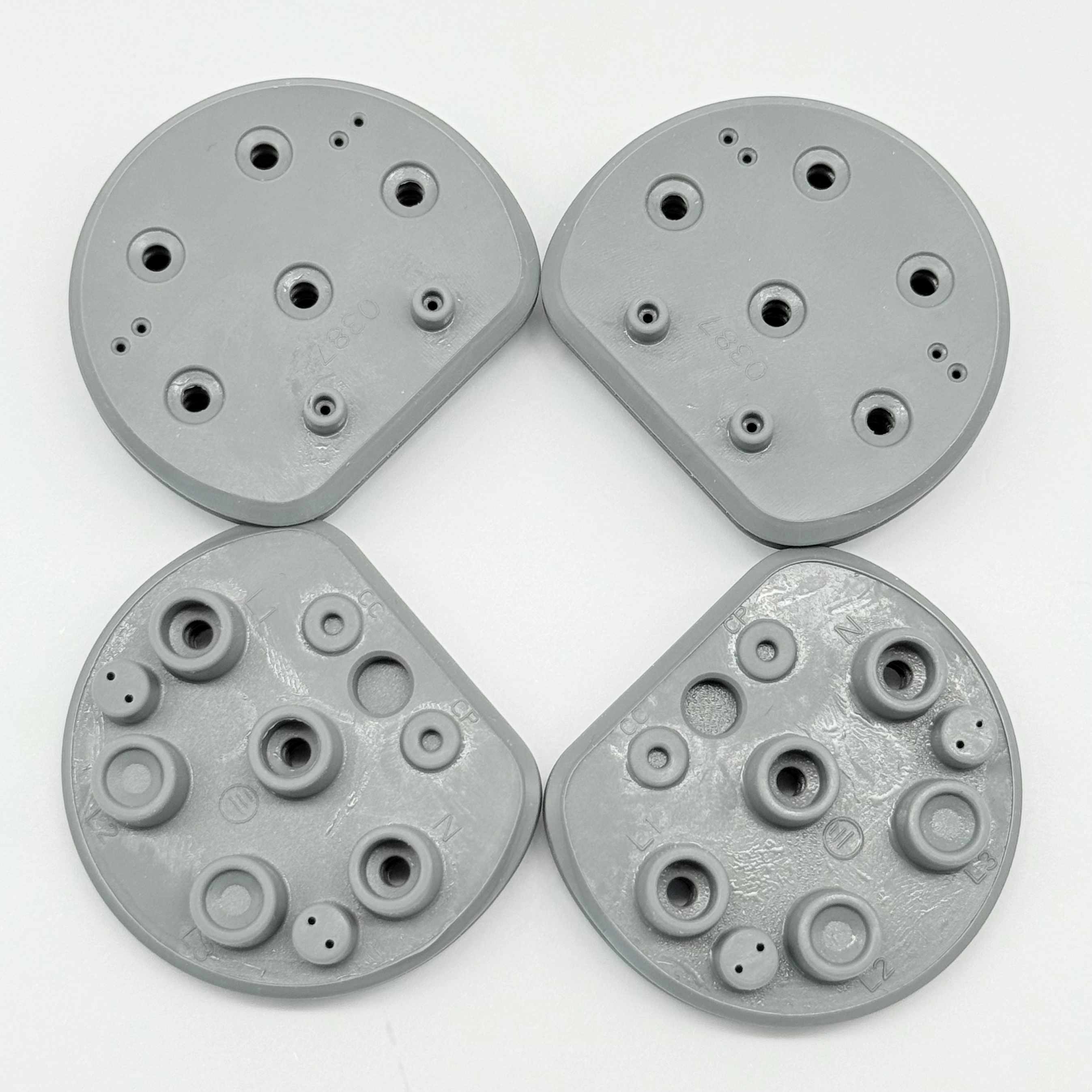 Retentor de &oacute;leo de silicone autolubrificante para conector de plugue automotivo